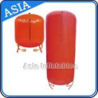 0.6mm PVC Lightweight Inflatable Red Cylinder Buoy Paintball Bunker For Sale