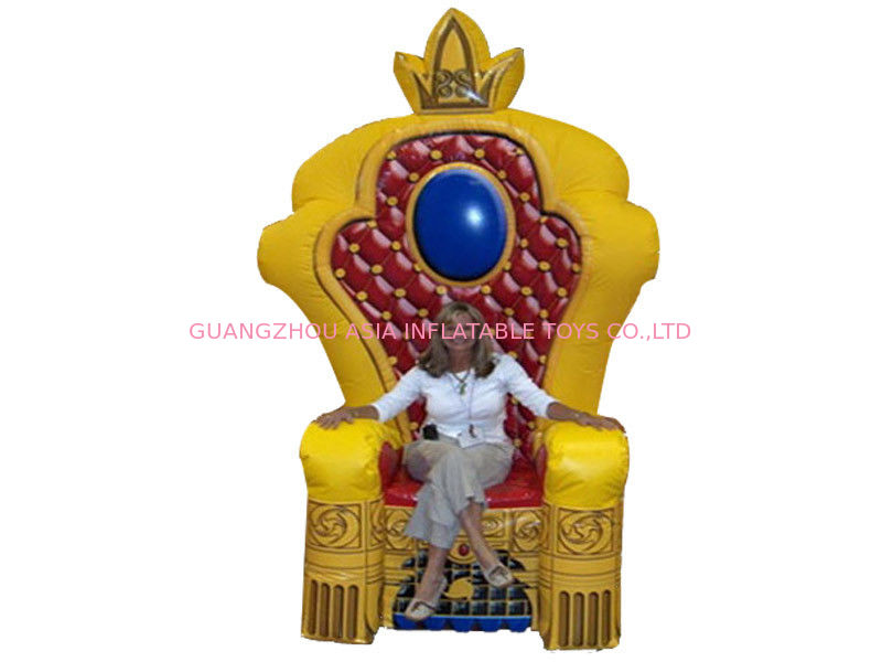 Chinese Supplier Advertising Inflatable King Chair Sofa For Chair Furniture Exhibition