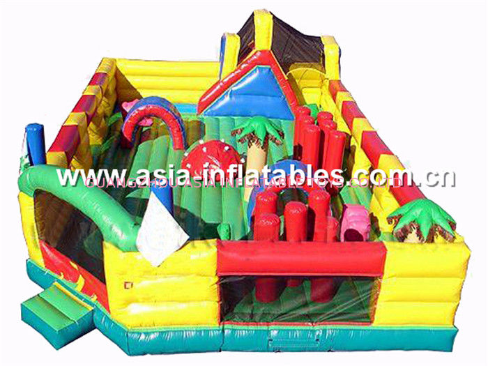 Kids Entertainment Park Games, Inflatable Funcity For Sale