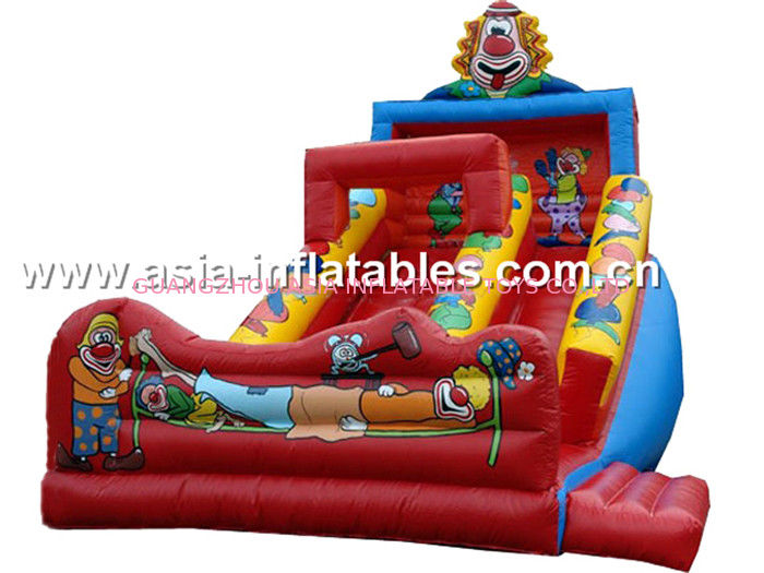 Inflatable Joker Slide For Children Birthday Party Rental Games