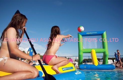 Wibit Inflatable Water Park Inflatable  Kayak Polo Goal Water Park Games