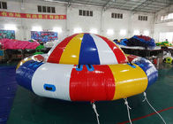 8 - 10 Person Inflatable Disco Boat Motorized Toys Semi Boat , Water Spinner Gyro