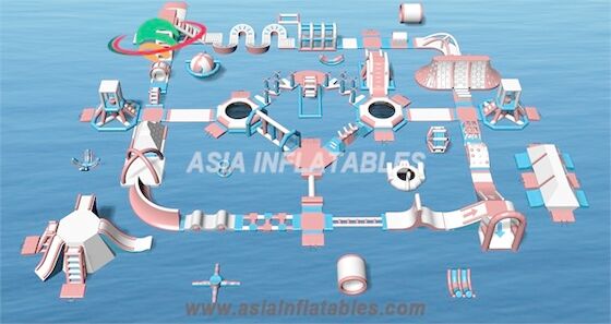 پارک آبی بادی شناور Aquaics بادی شناور سفارشی برای دریا